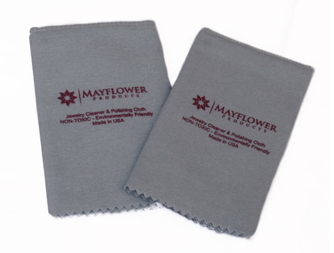 Pro Size Set of 2 Polishing Cloths 11 x 14 inches for Silver, Gold